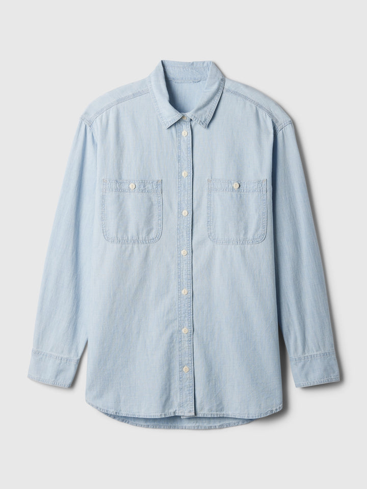 Gap Chambray Denim Big Shirt