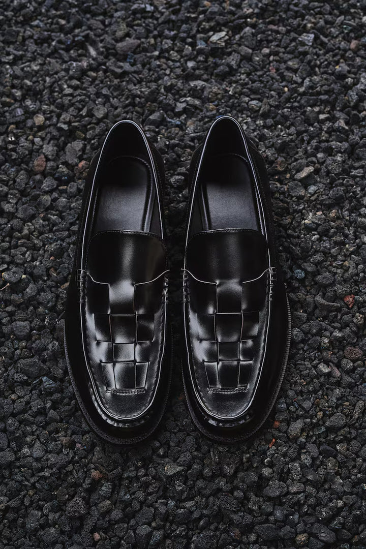 H&M BRAIDED LOAFERS