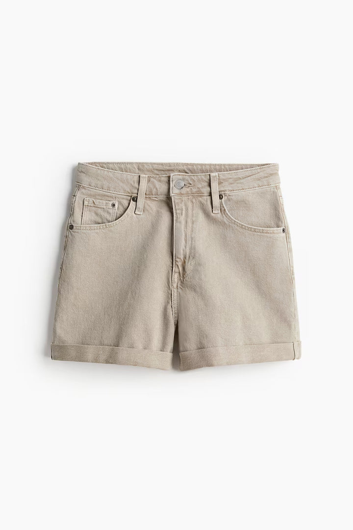 H&M MOM ULTRA HIGH DENIM SHORTS