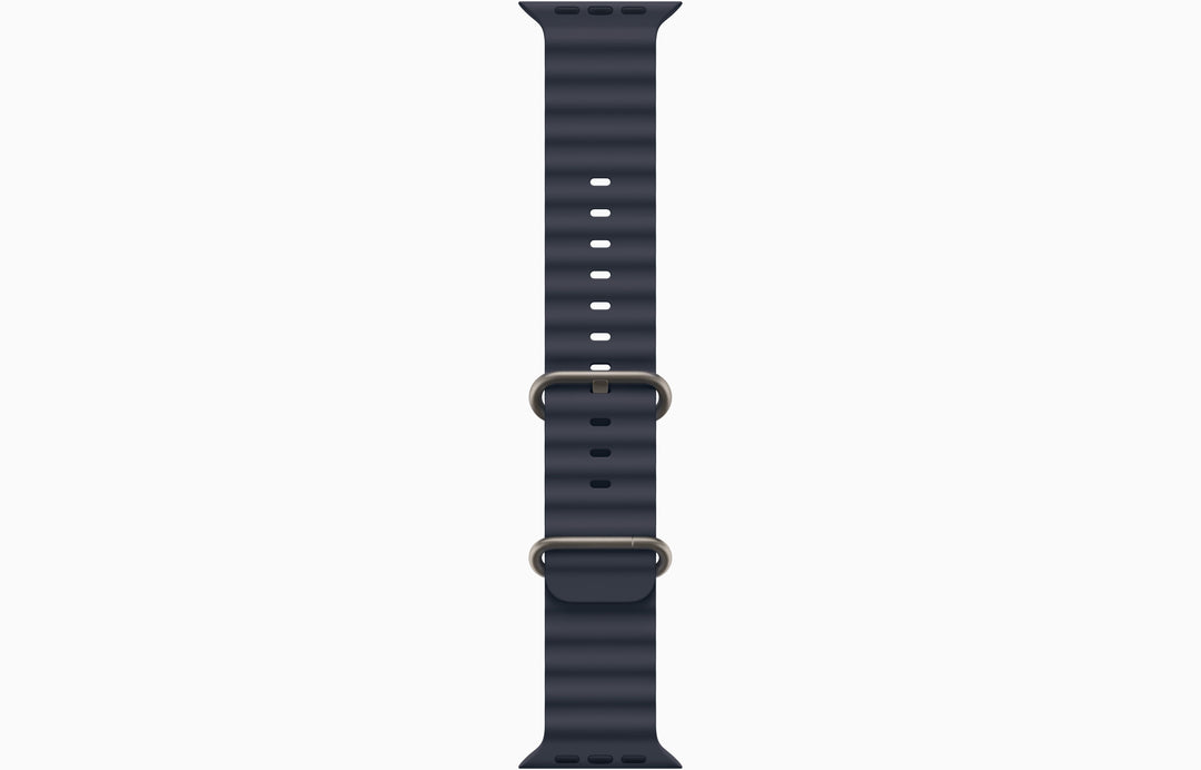 Apple Watch Ultra 2 GPS + Cellular, 49mm Natural Titanium Case with Ice Blue Ocean Band
