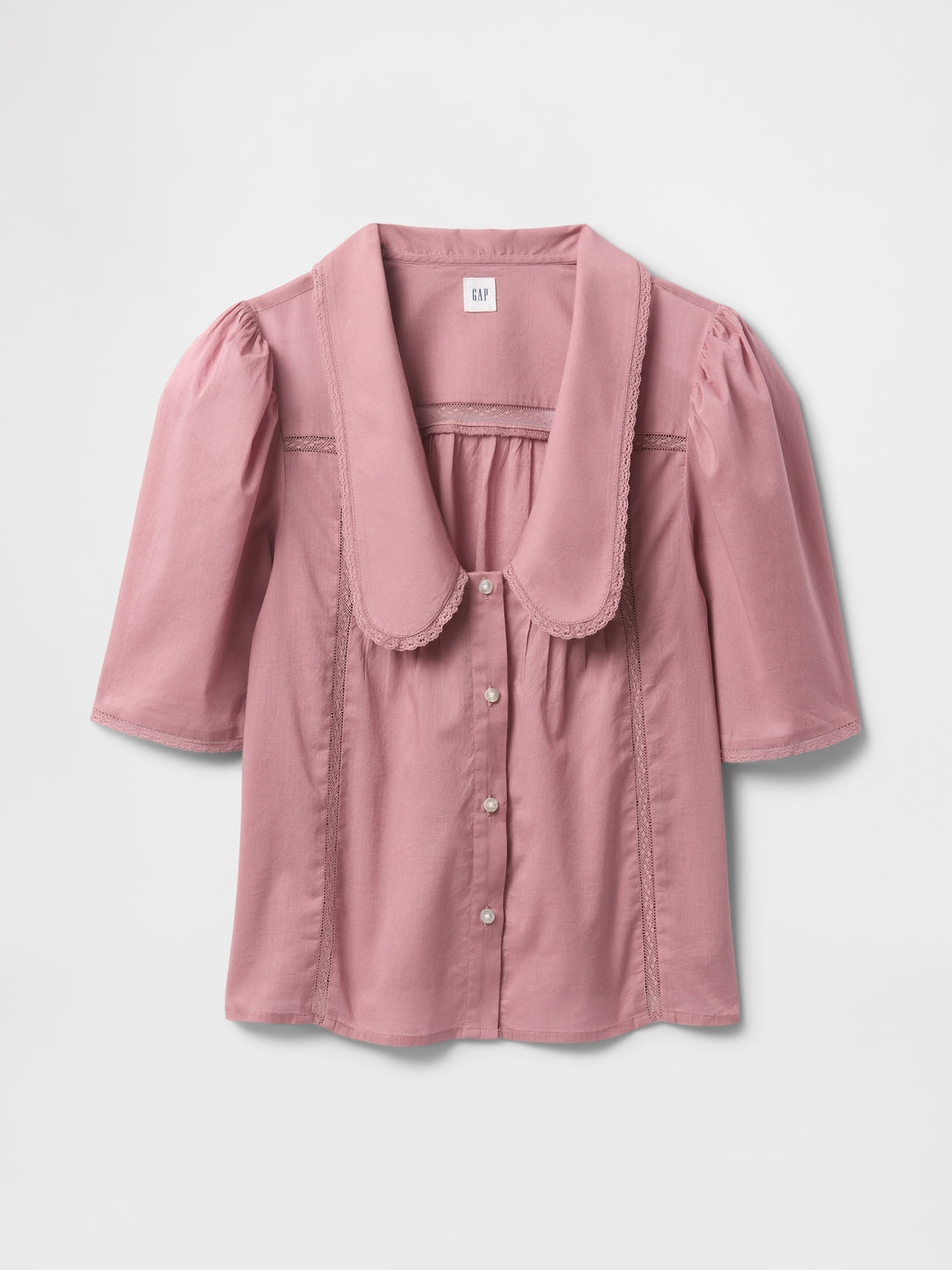 Gap Lace Peter Pan Collar Top