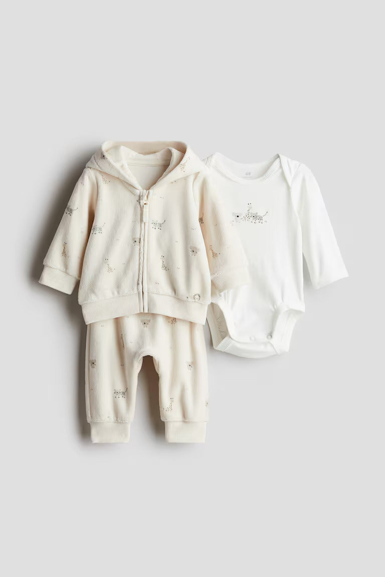 H&M 3-PIECE COTTON SET