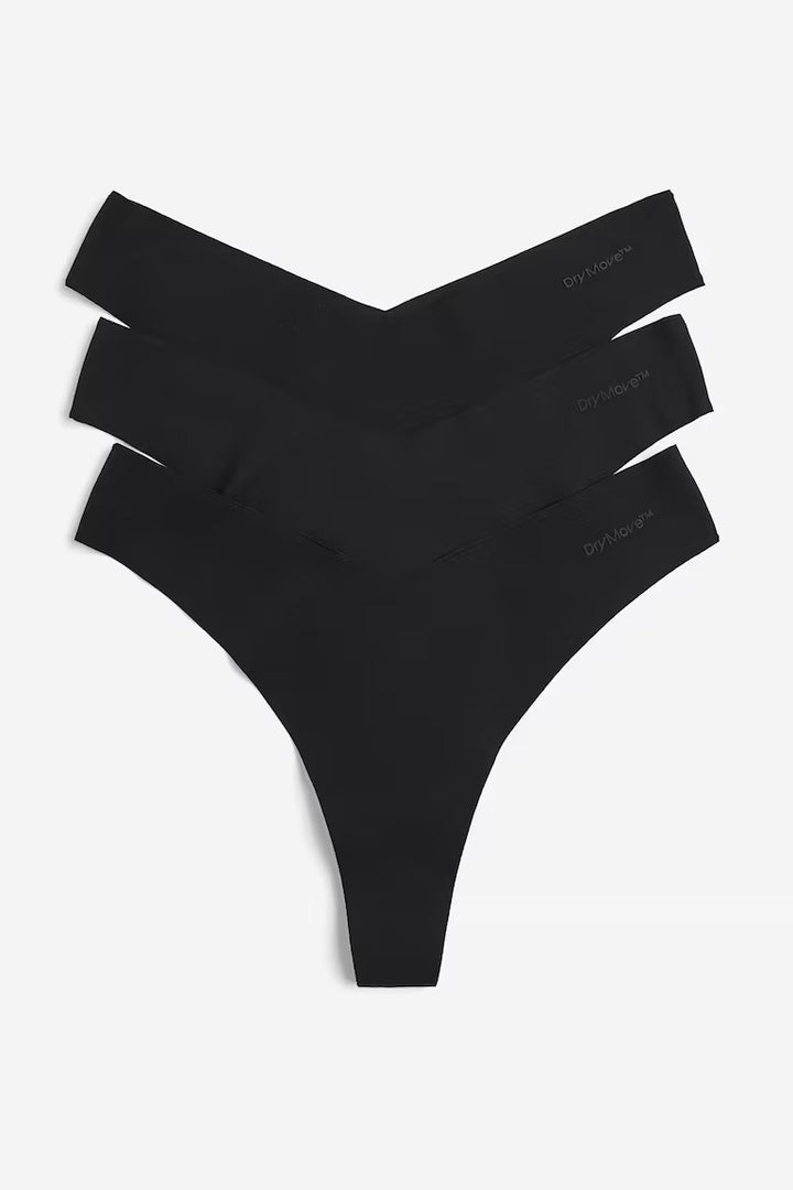 H&M 3-PACK SPORTS THONG BRIEFS WITH DRYMOVE™