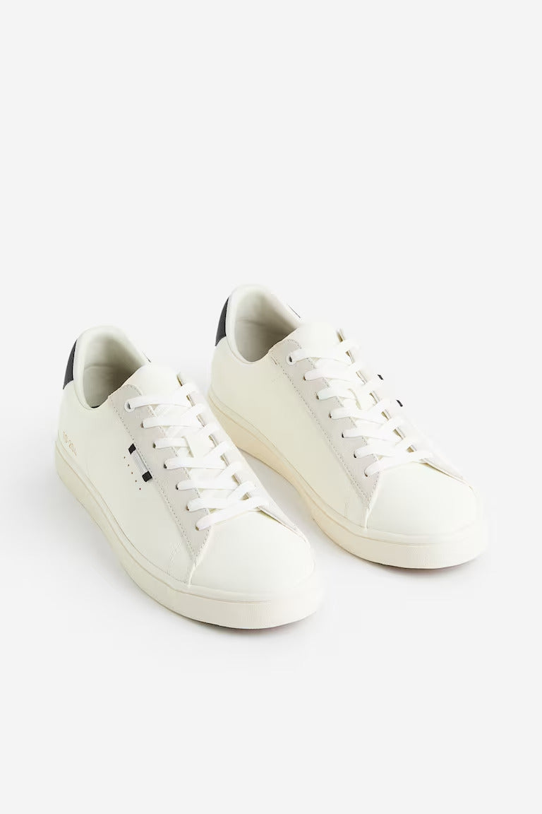H&M FAUX LEATHER SNEAKERS