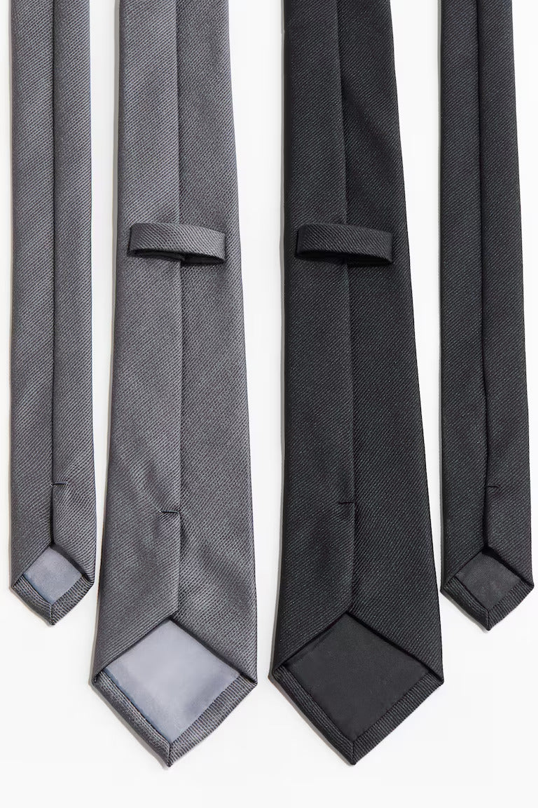 H&M 2-PACK TIES