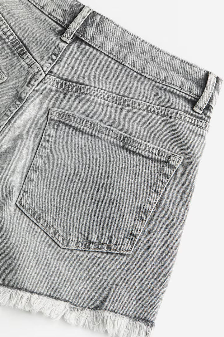 H&M HIGH WAIST DENIM SHORTS