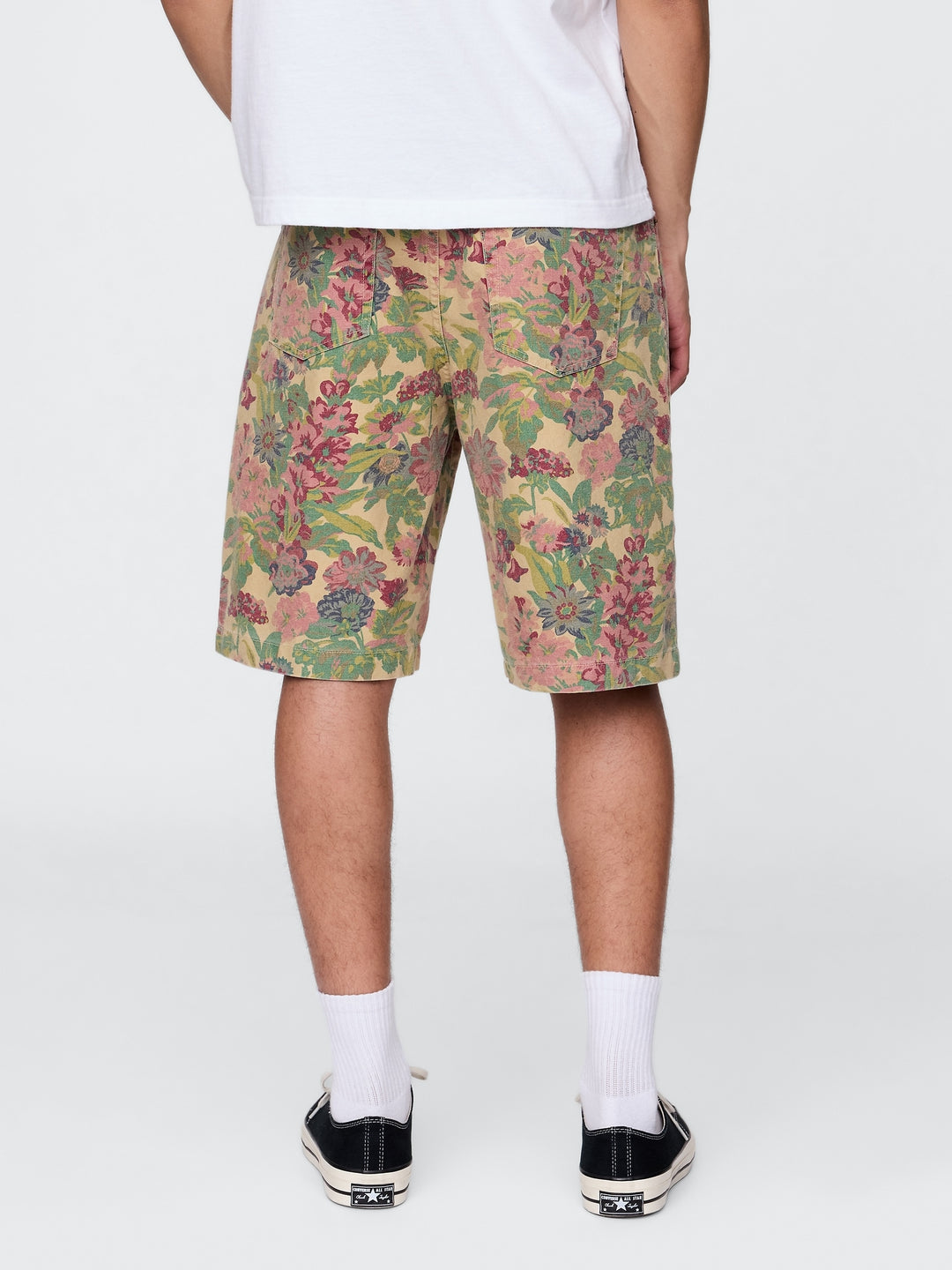 Gap Floral Canvas Shorts