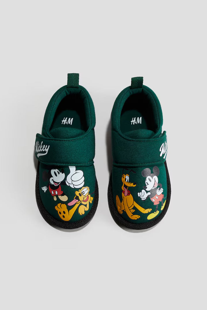 H&M PRINTED COTTON SLIPPERS