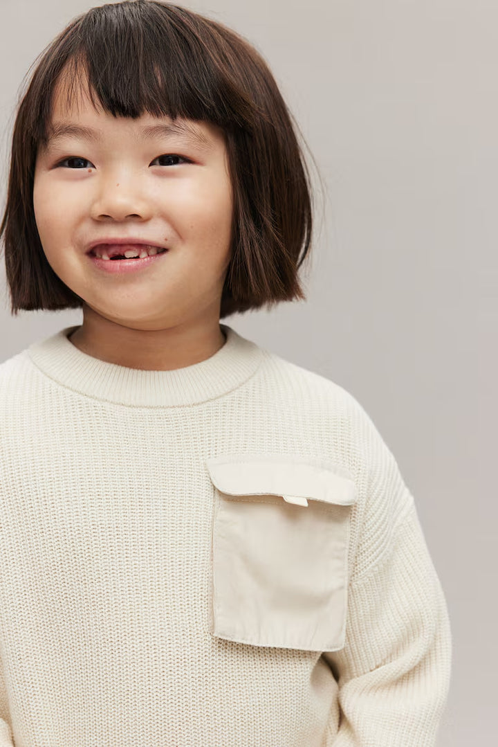 H&M FLAP-POCKET SWEATER