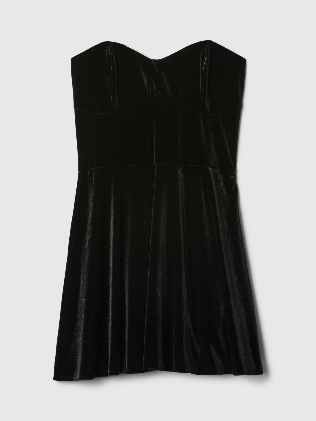 Gap Strapless Velvet Mini Dress