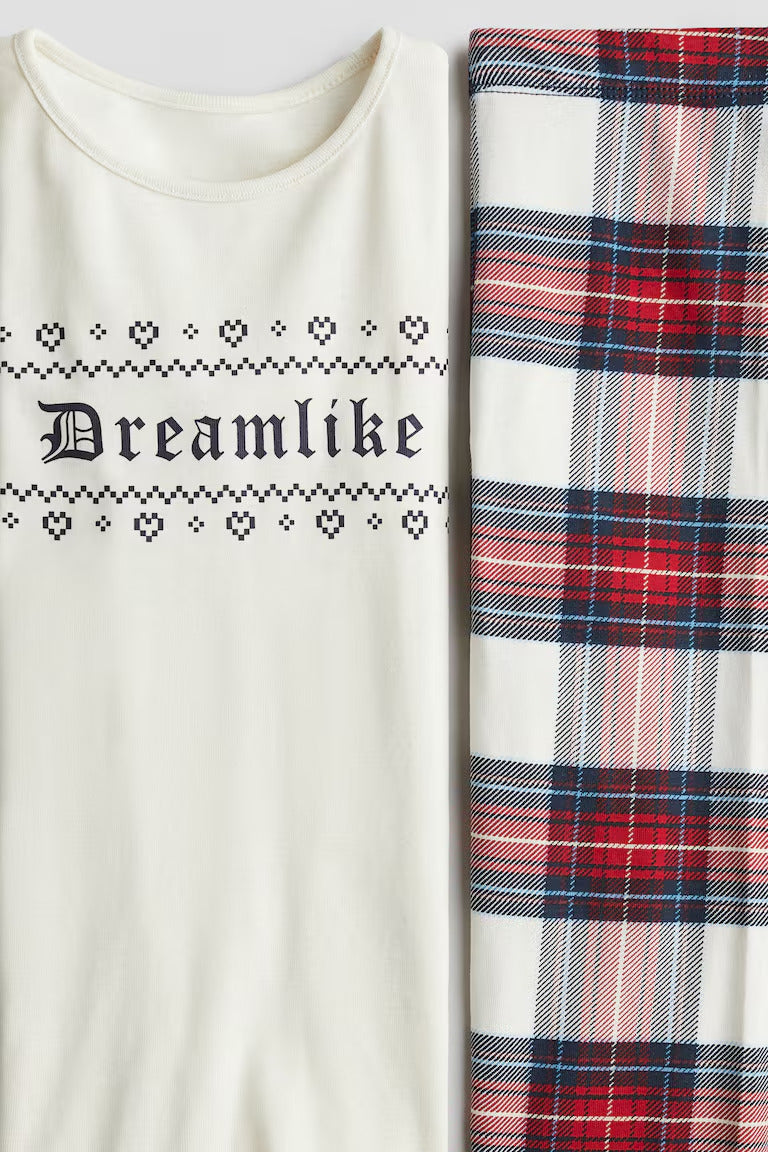 H&M COTTON JERSEY PAJAMAS
