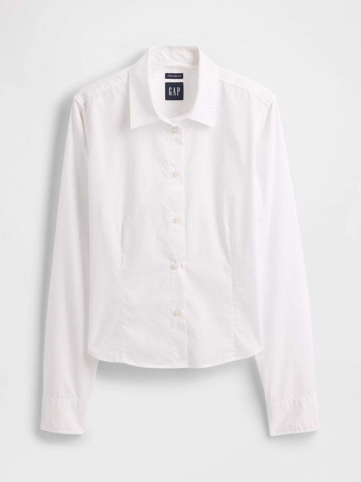 Gap Organic Cotton Cropped Shirt