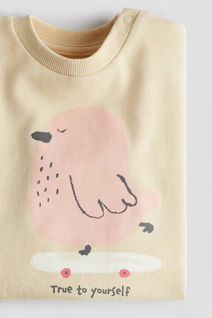 H&M PRINTED SWEATSHIRT