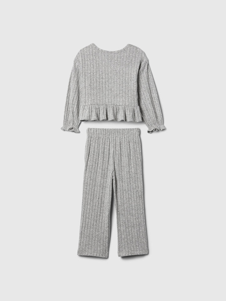 Gap Baby & Toddler Softspun Ruffle Rib Outfit Set