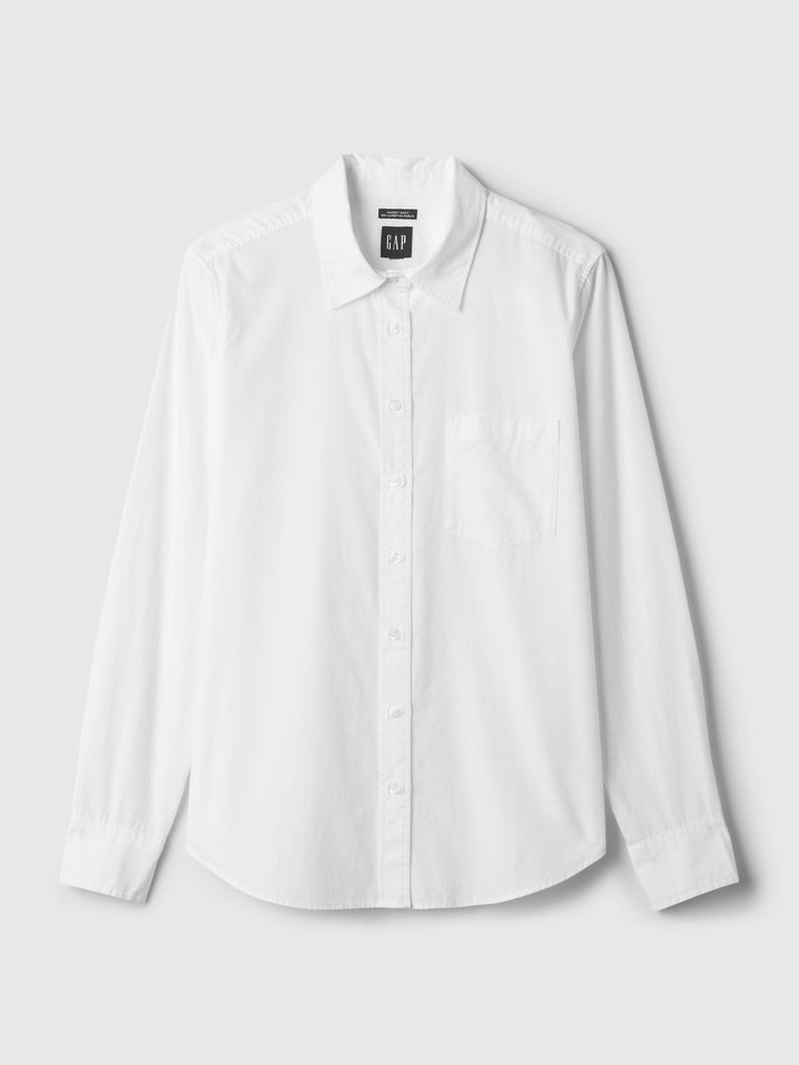 Gap Sheer Lace Classic Shirt
