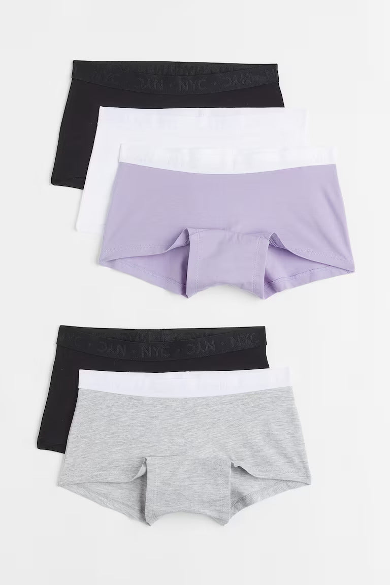 H&M 5-PACK COTTON BOXER BRIEFS