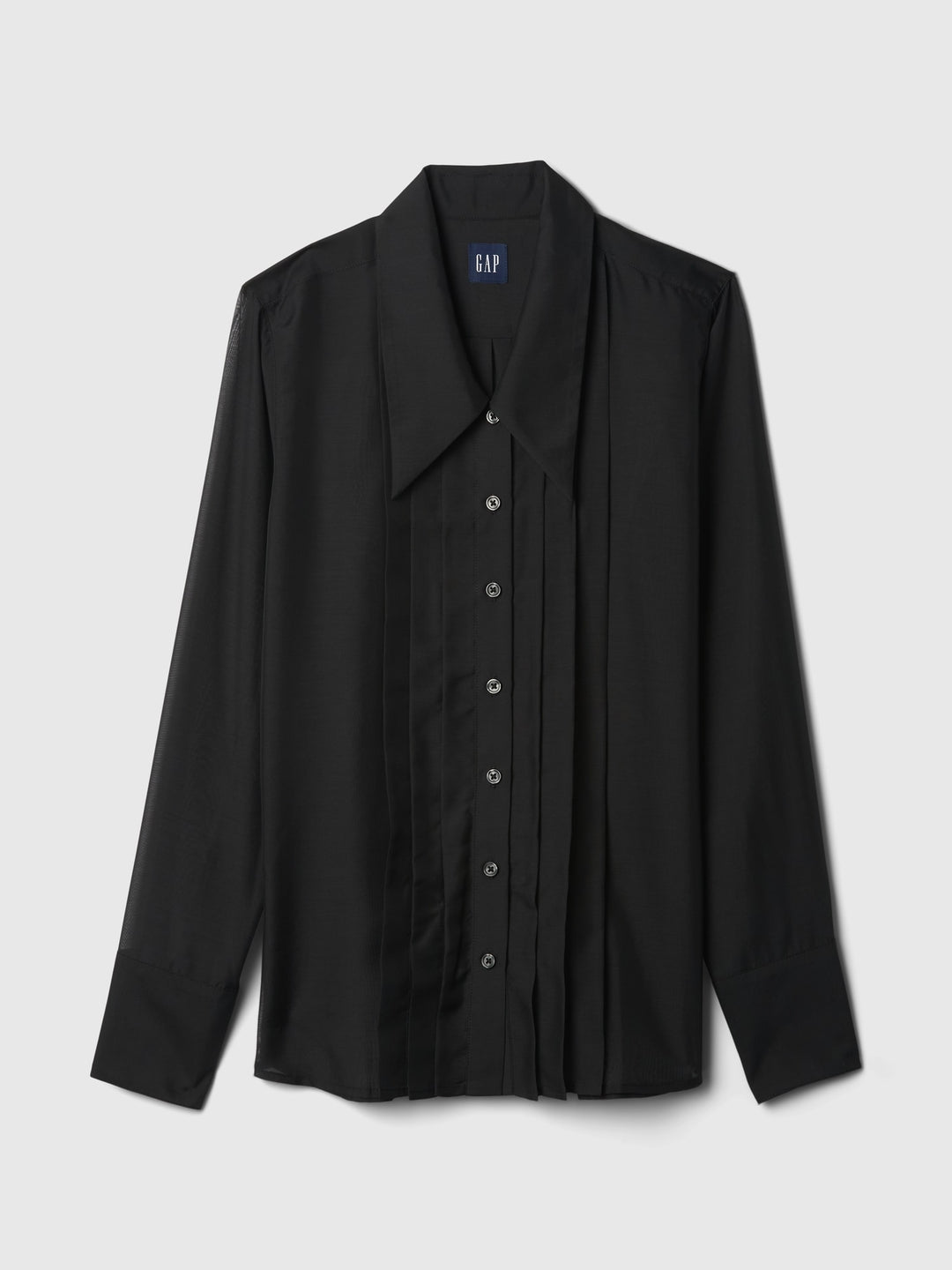 Gap Sheer Classic Tuxedo Shirt