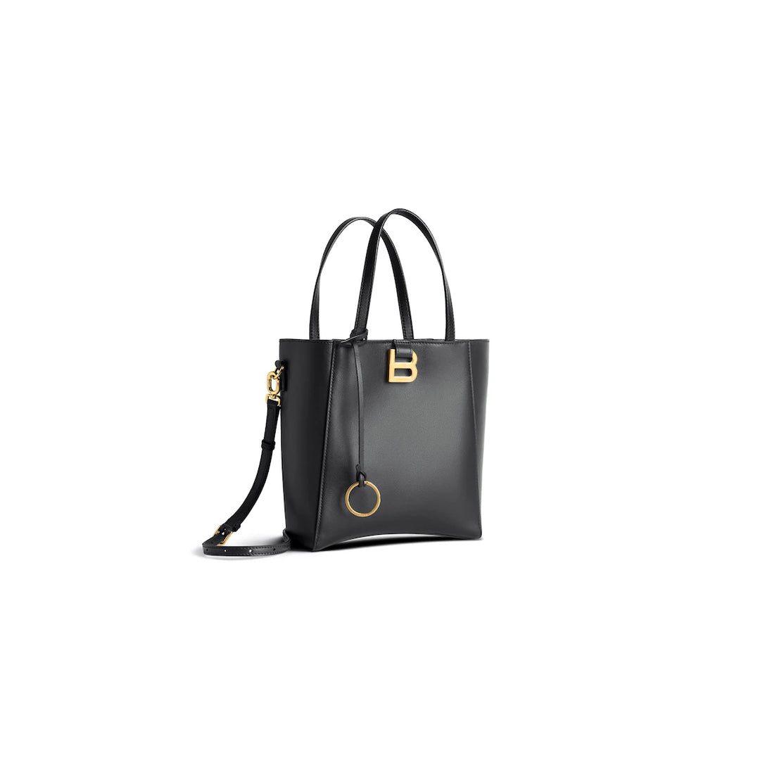 BALENCIAGA WOMEN'S HOURGLASS SOFT TOTE BAG SMALL