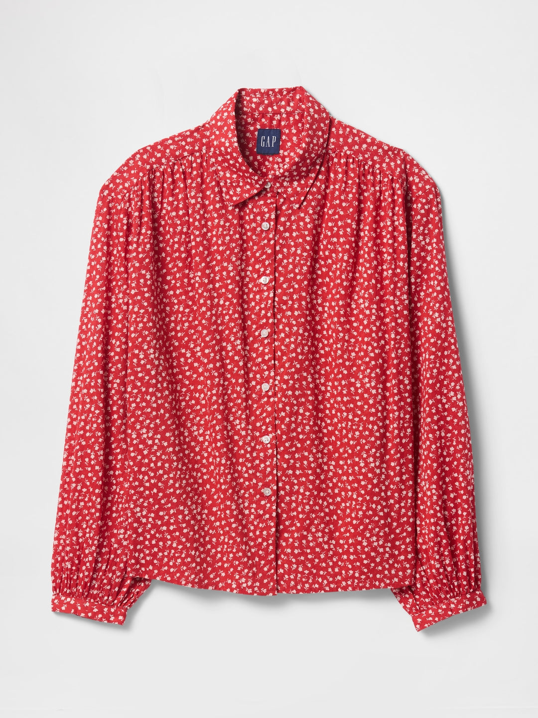 Gap Relaxed Button-Front Shirt