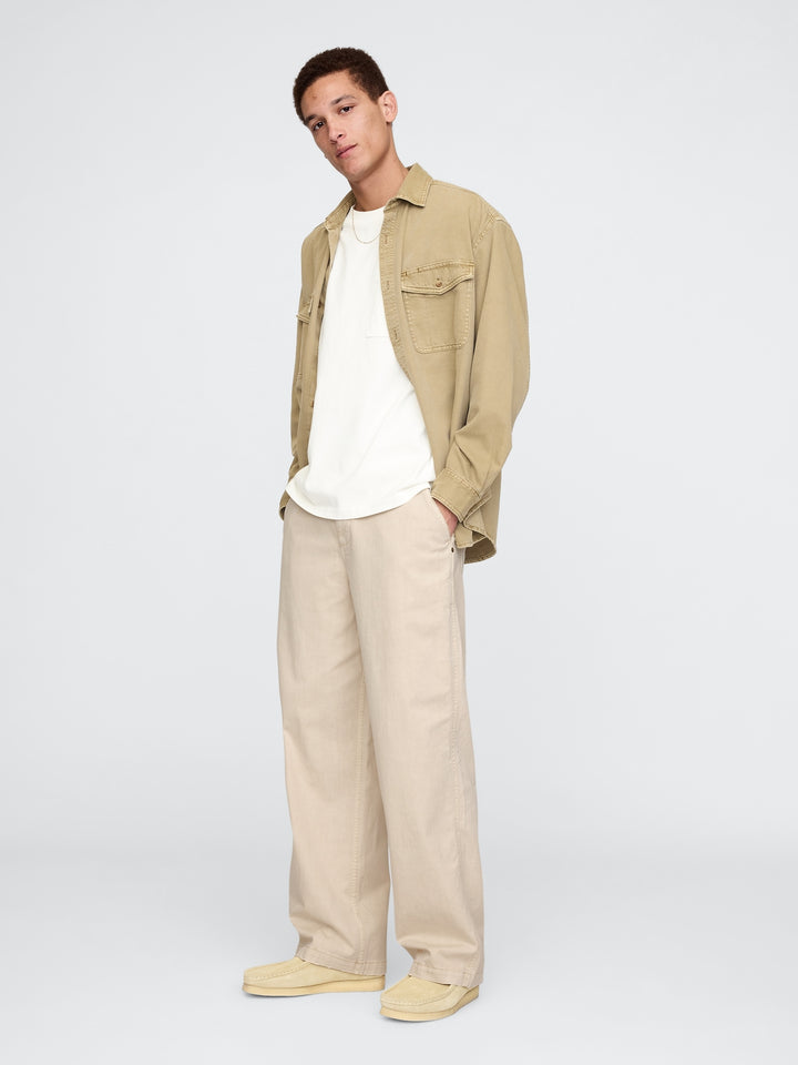 Gap Relaxed Twill Utility Khakis