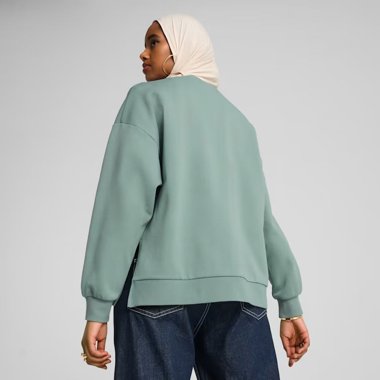 PUMA Wardrobe Essentials Women's Oversized Crew Sweatshirt