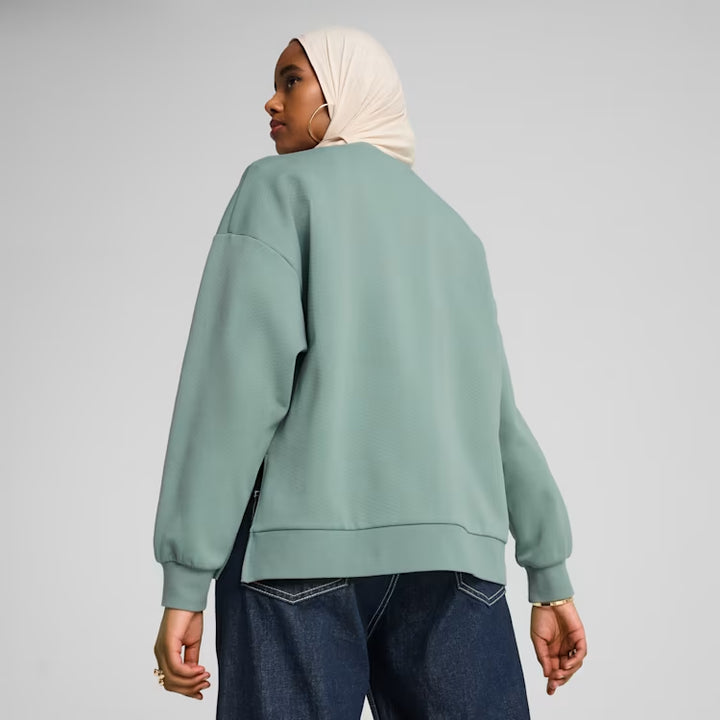 PUMA Wardrobe Essentials Women's Oversized Crew Sweatshirt