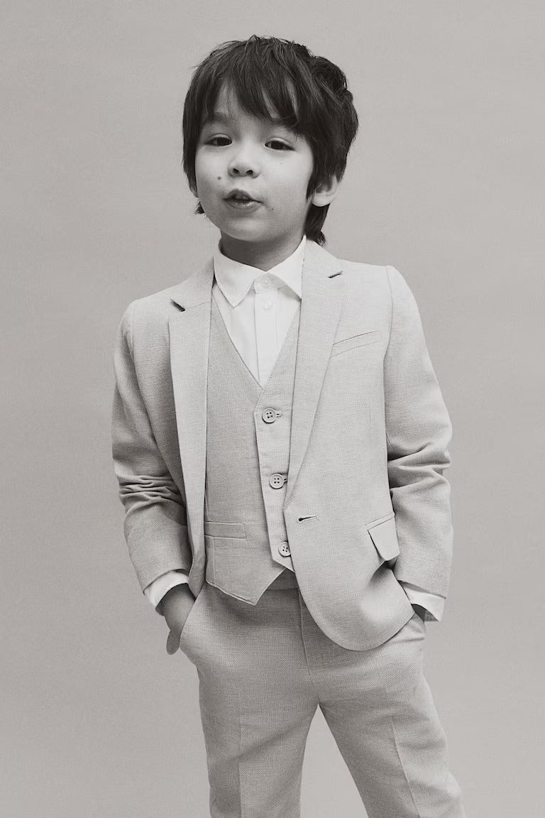 H&M SLIM FIT SUIT PANTS