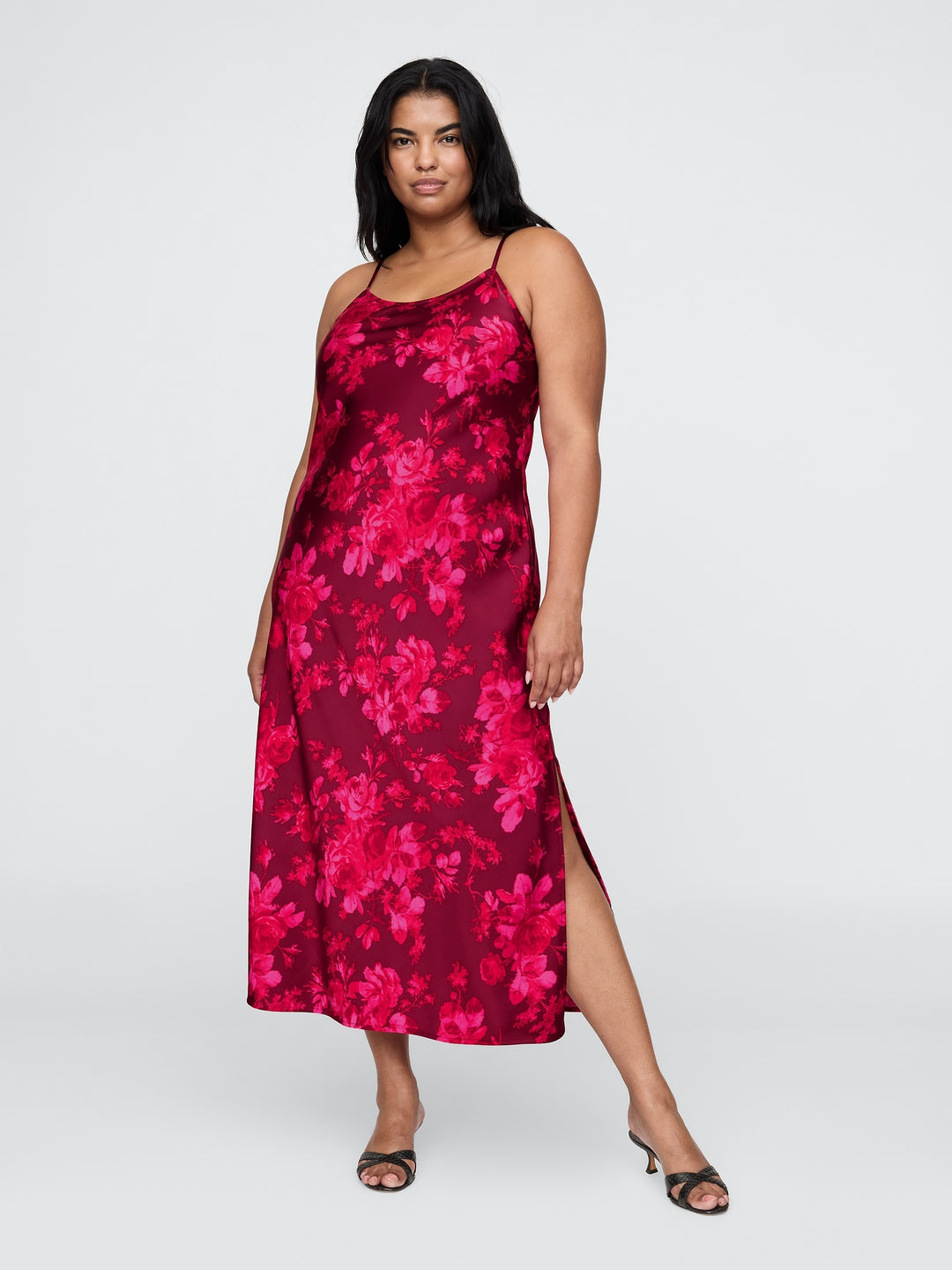 Gap Recycled Satin Maxi Slip Dress
