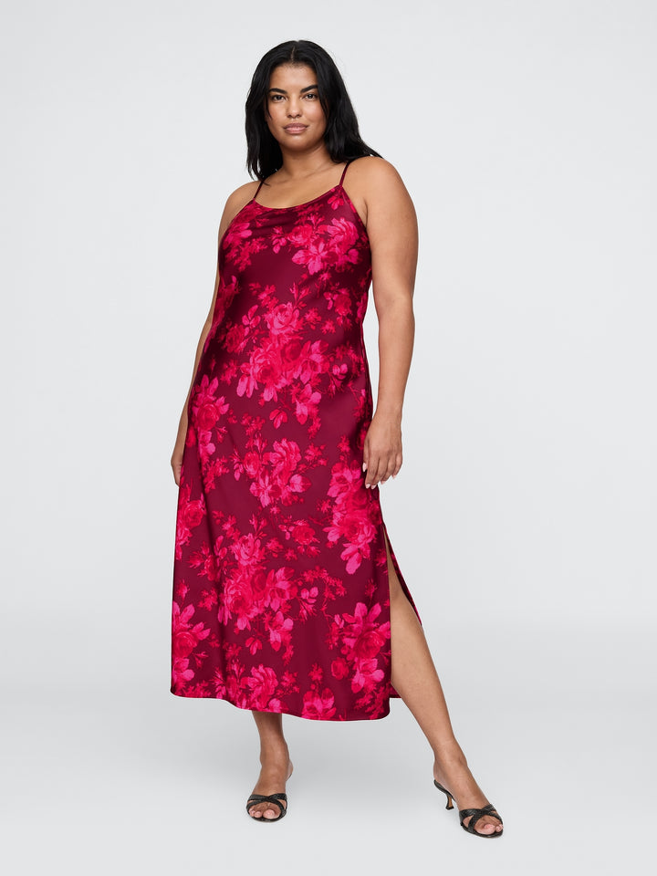 Gap Recycled Satin Maxi Slip Dress