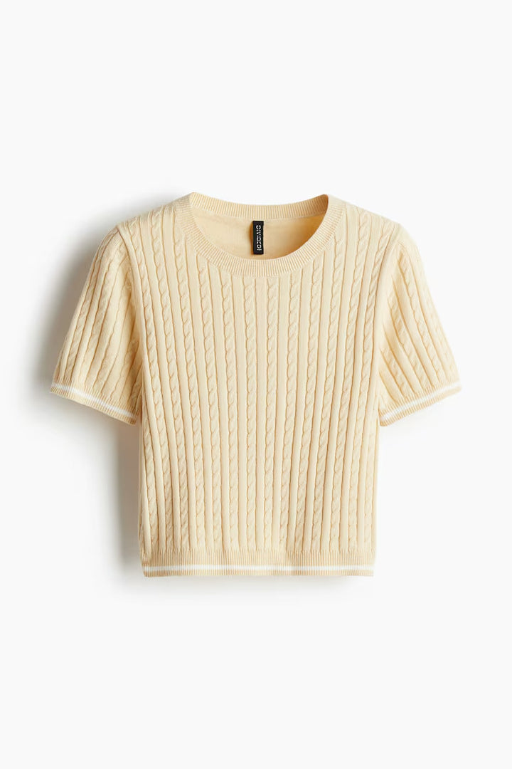 H&M Cable-Knit Top