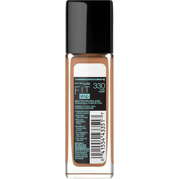 Maybelline New York Fit Me®, Matte + Poreless Liquid Foundation, Fit Me Matte + Poreless Foundation