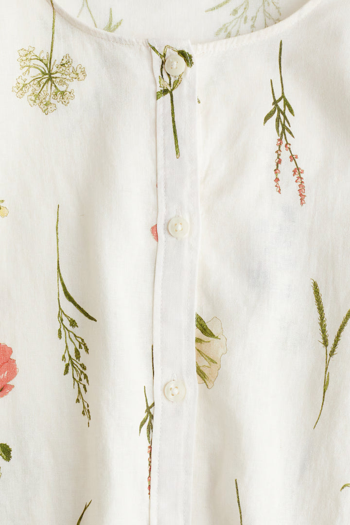 H&M Linen-Blend Blouse
