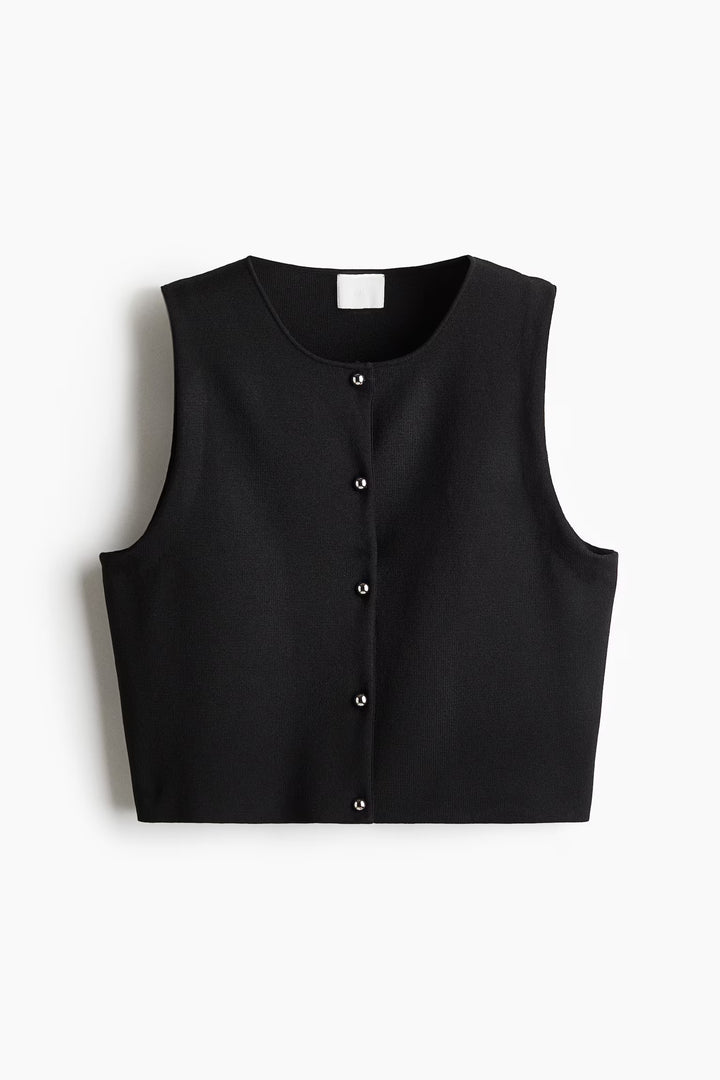 H&M Button-Front Sweater Vest