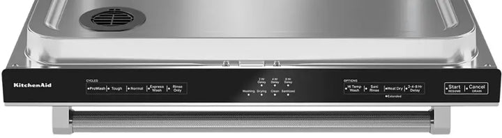 KitchenAid - 24" Top Control Built-In Stainless Steel Tub Dishwasher with 3rd Rack, FreeFlex, 44 dBA - Stainless Steel With PrintShield Finish