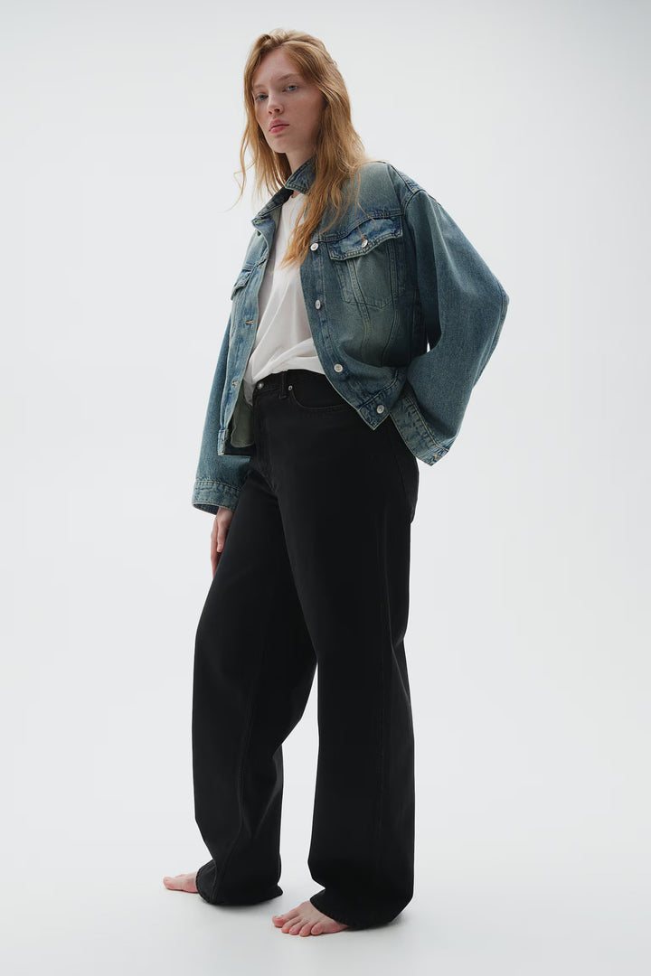 H&M Curvy Fit Baggy High Jeans