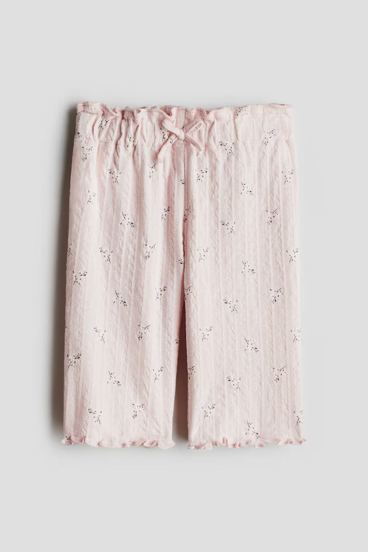H&M Textured Cotton Pants
