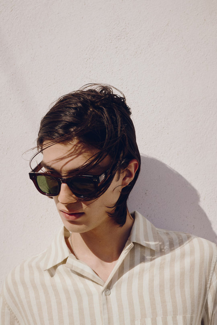 H&M Regular-Fit Short-Sleeved Linen-Blend Shirt