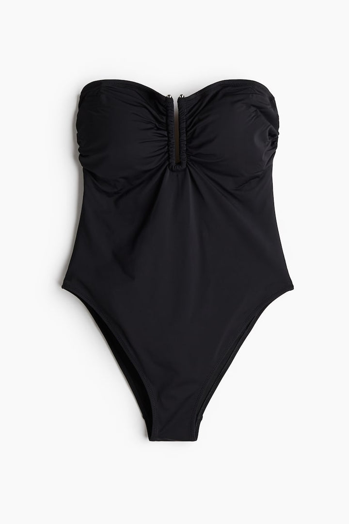 H&M Padded-Cup Bandeau Swimsuit