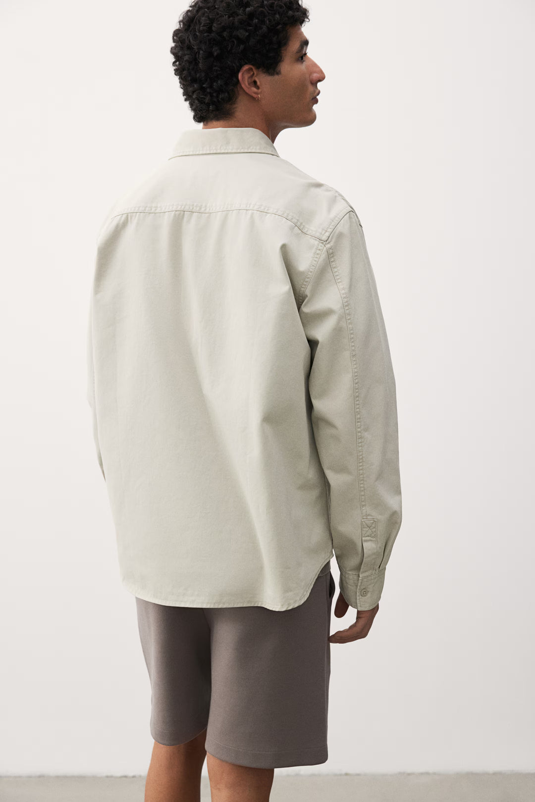 H&M Regular-Fit Twill Overshirt