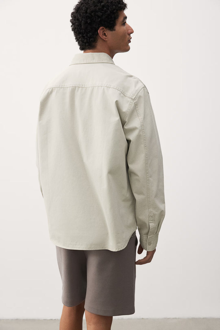 H&M Regular-Fit Twill Overshirt
