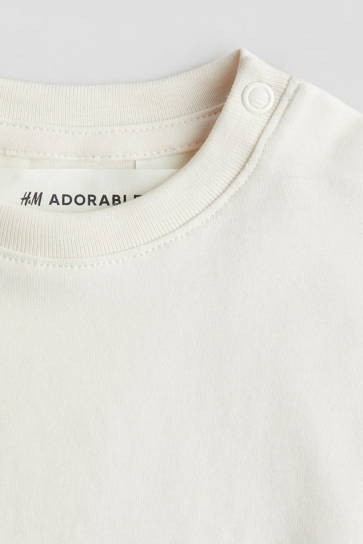 H&M Loose-Fit Pima Cotton T-Shirt