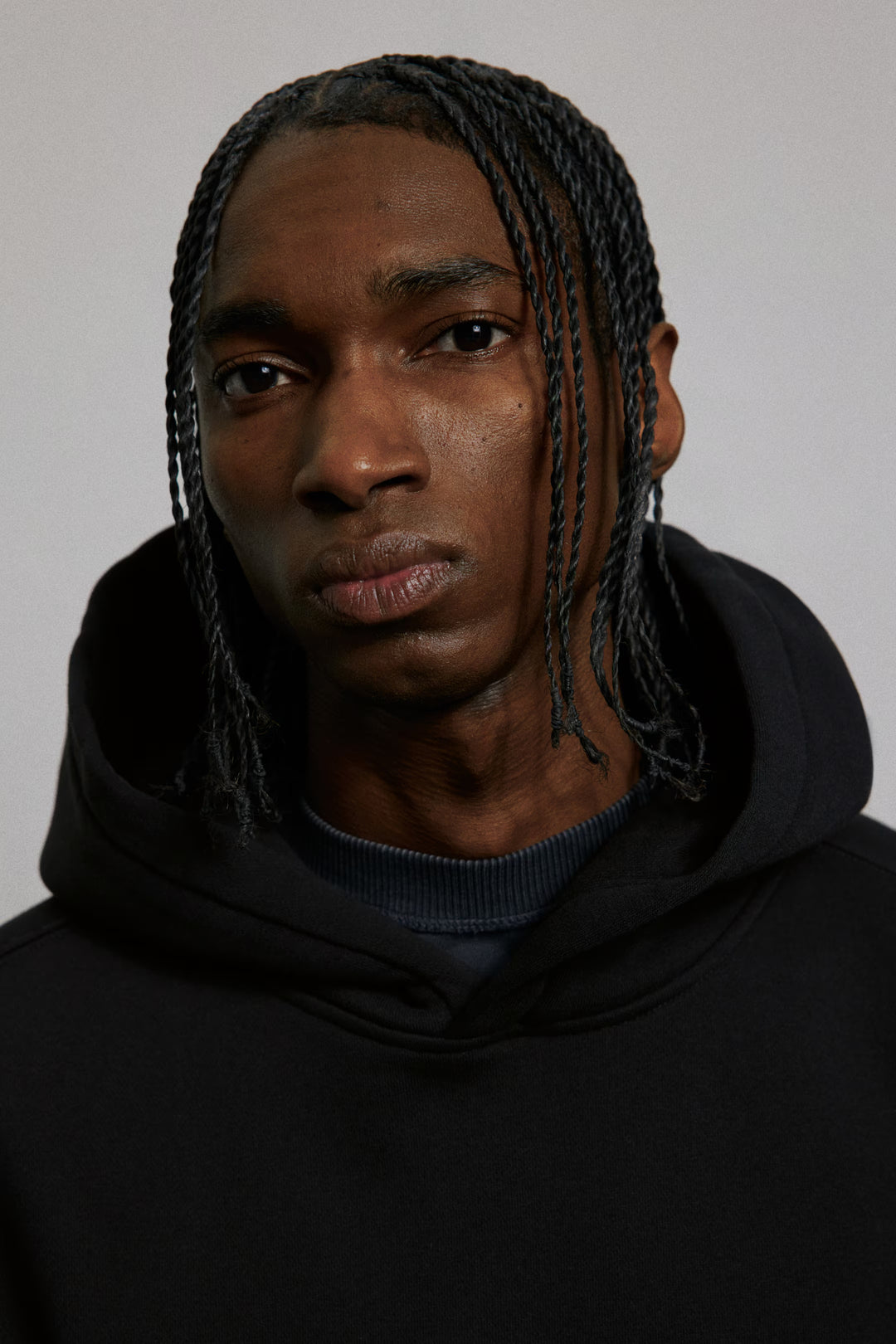 H&M Loose Fit Printed Hoodie