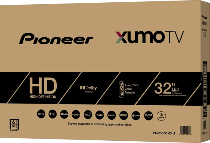 Pioneer - 32” Class LED HD Smart Xumo TV
