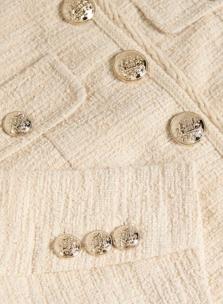 LAURA Cropped Bouclé Jacket
