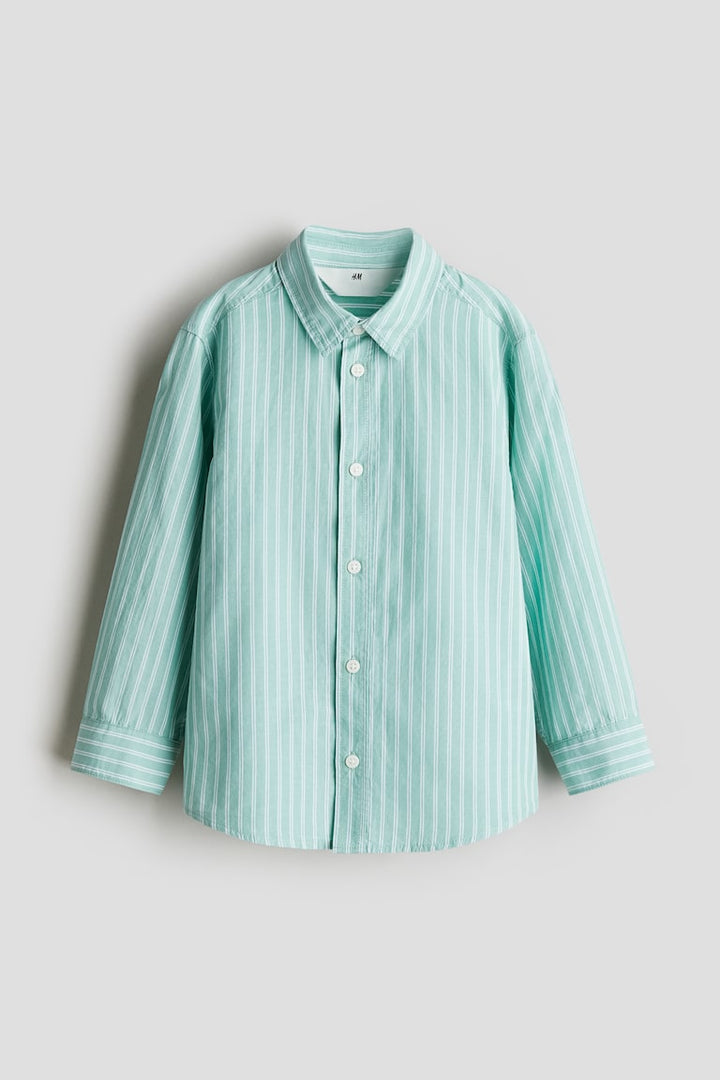 H&M Long-sleeved Cotton Shirt