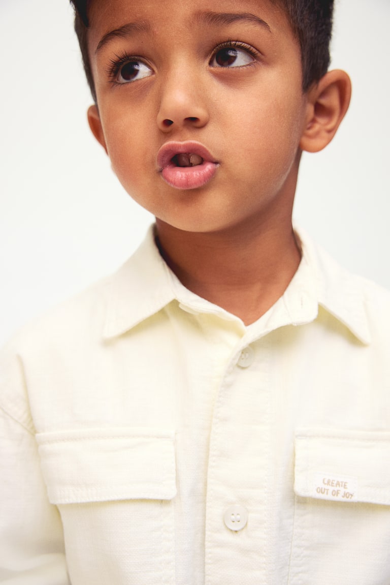 H&M Loose-Fit Cotton Shirt