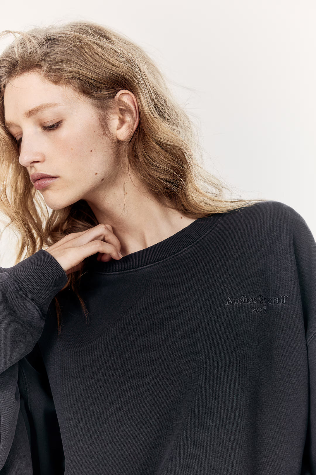 H&M Sweatshirt with Text Motif