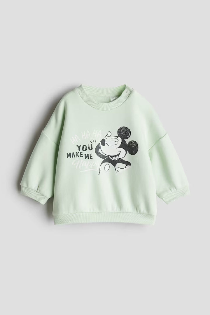 H&M Sweatshirt with Printed Motif
