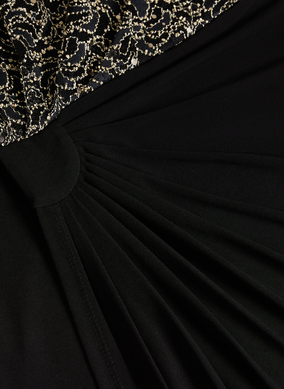 LAURA Sequined Empire Waist Dress