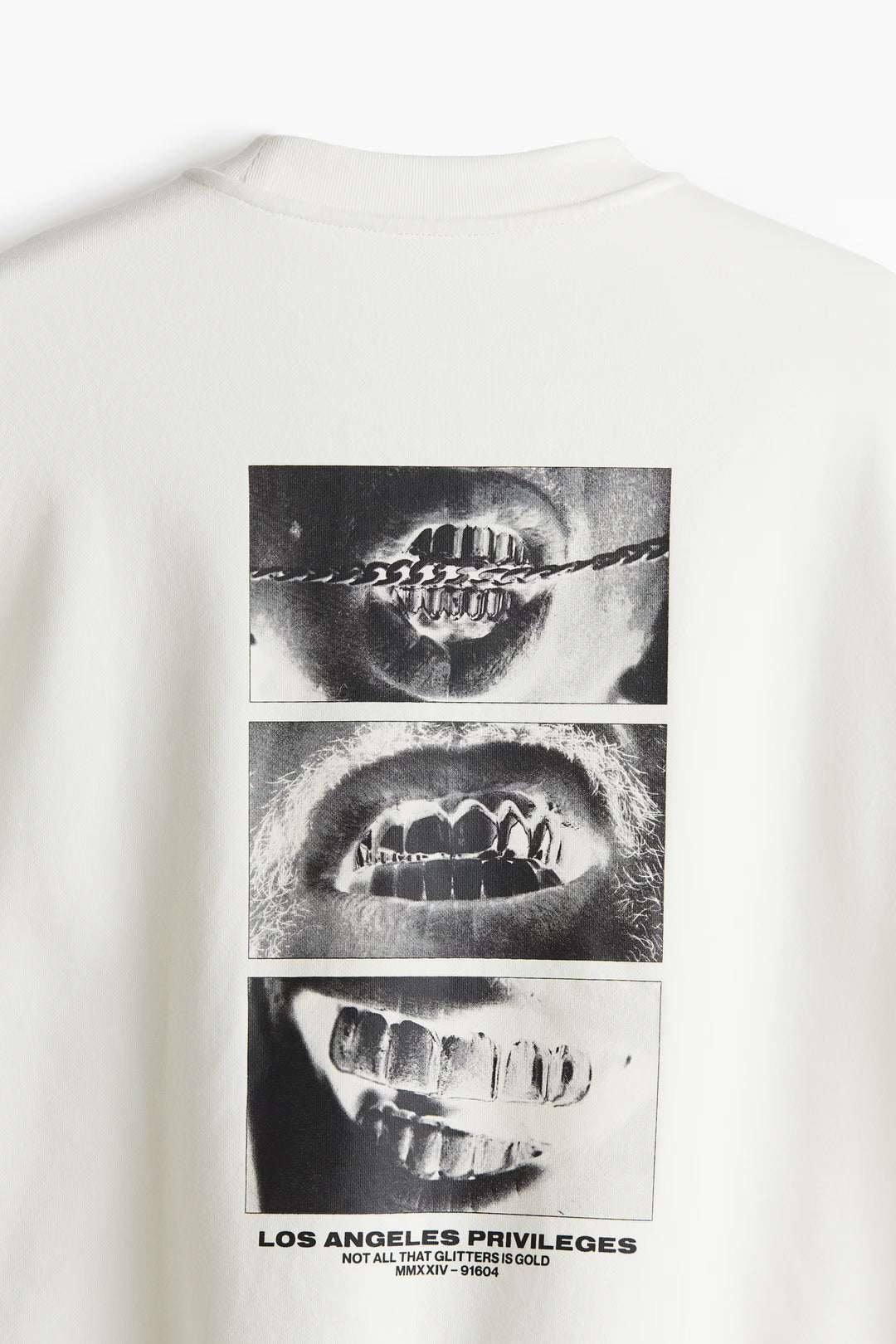 H&M Loose Fit Printed Sweatshirt